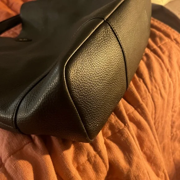 Tory Burch Leather Black Hobo Bag - Picture 6 of 8